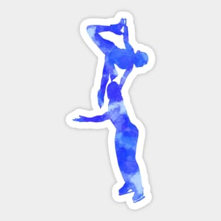 Figure skating pair lift Sticker